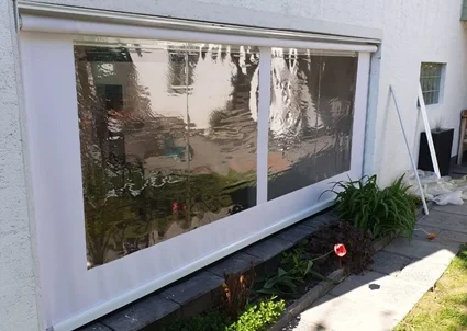 Szondás injektálás során végzett alapmegerősítés épületsüllyedés megállítására.